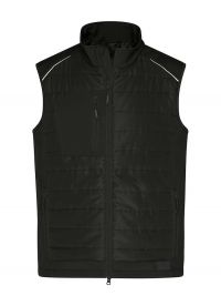 Steppwesten für Herren Schwarz